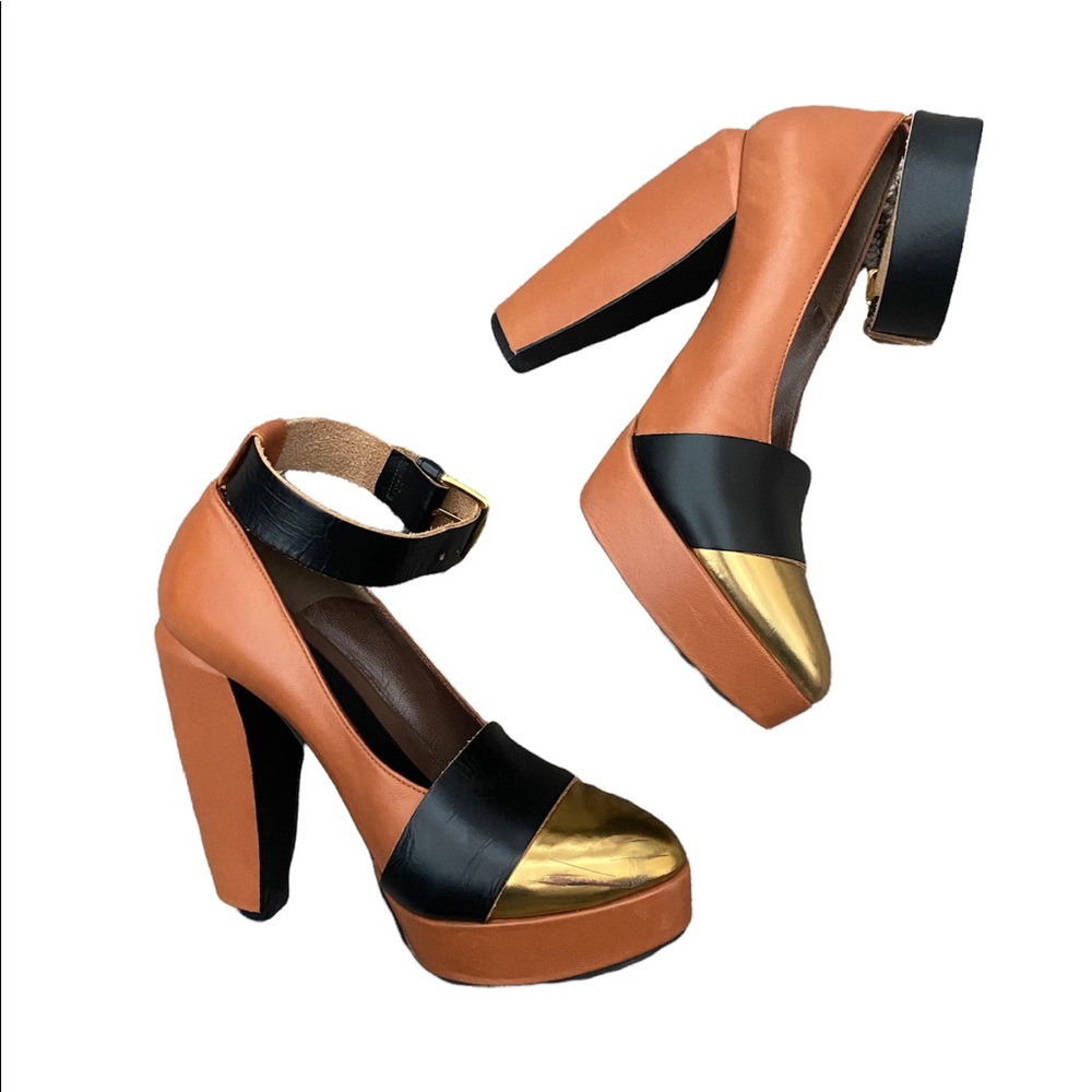 Marni  ankle strap 5" heel pumps size 6 - Picture 2 of 6